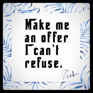 I AM OPEN TO OFFERS... pls bring them ❄️